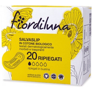 Salvaslip in cotone Biologico 20pz Fiordiluna