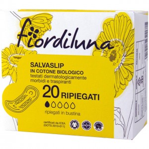 Salvaslip in cotone Biologico 20pz Fiordiluna