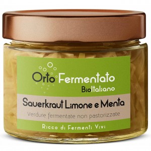 Sauerkraut limone e menta 200g ORTO FERMENTATO