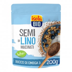 Semi di lino macinati 200g ISOLA BIO