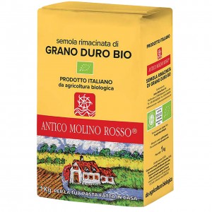 Semola di grano duro rimacinata 1kg ANTICO MOLINO ROSSO