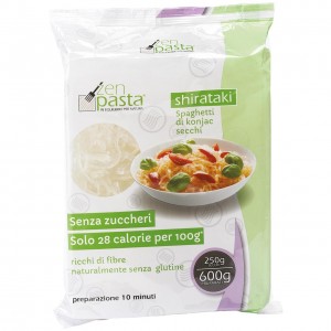 Shirataki essiccati Tagliatelle 250g Zenpasta