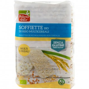 Soffiette di riso con multicereali 130g LA FINESTRA SUL CIELO