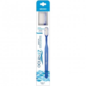Spazzolino da denti - setole nylon - medie 1pz OCEAN87