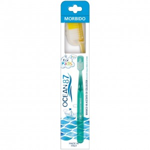 Spazzolino da denti per bambini 3+ - morbido 1pz OCEAN87