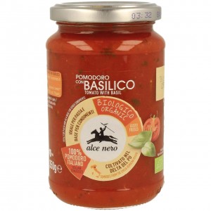 Sugo di pomodoro con basilico 350g ALCE NERO