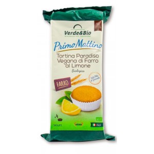 Tortina Paradiso Vegan di Farro al Limone 200gr Verde&Bio