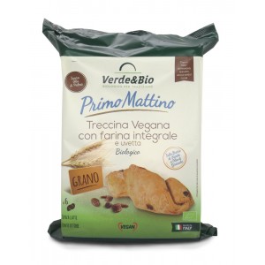 Treccina Vegana di Farina Integrale con Uvetta 240g Verde&Bio