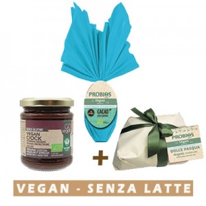 Uovo di pasqua Vegan + Crema vegan ciok + Dolce di pasqua vegan