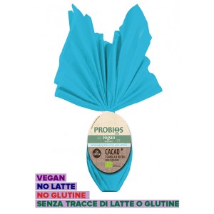 Uovo di Pasqua Vegan senza latte con Granella di Nocciole senza glutine 200g Probios