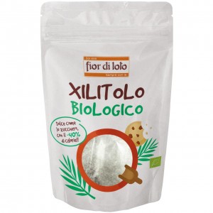 Xilitolo dolcificante biologico in polvere 250gr Fior di Loto