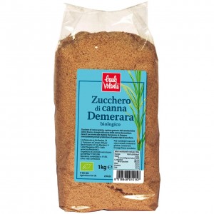 Zucchero di Canna Demerara 1kg Baule Volante