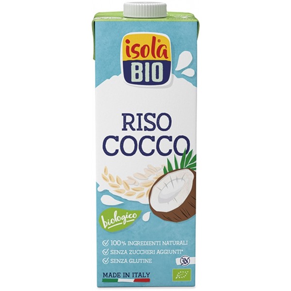 Bevanda Vegetale di Riso e Cocco Drink 1l IsolaBio