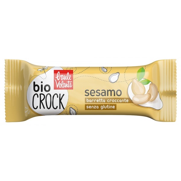 Bio Crock croccante di semi di sesamo 25g Baule Volante