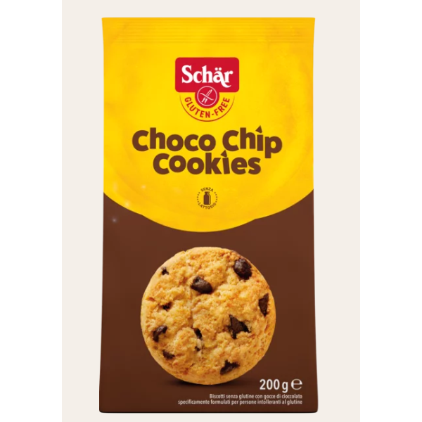 Biscotti Choco Chip Cookies senza glutine 200g SCHAR