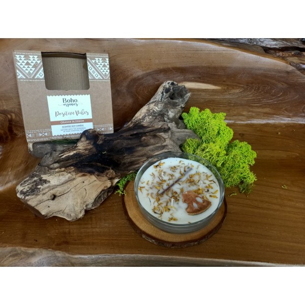 Candela naturale 3 stoppini Dream Catcher 200g Boho Organic