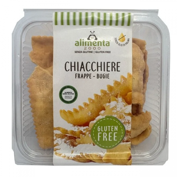 Chiacchiere Senza Glutine e Lattosio 120g Alimenta 2000