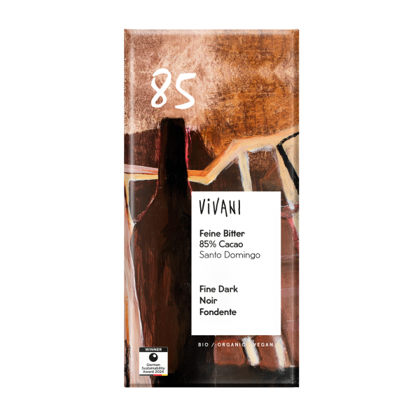 Cioccolato fondente 85% 80g VIVANI