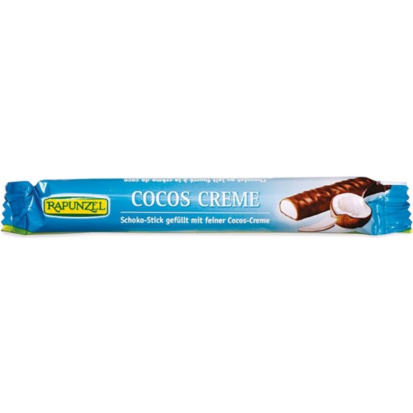 Cocos Creme snack di cioccolato al latte ripieno di crema al cocco 22g Rapunzel