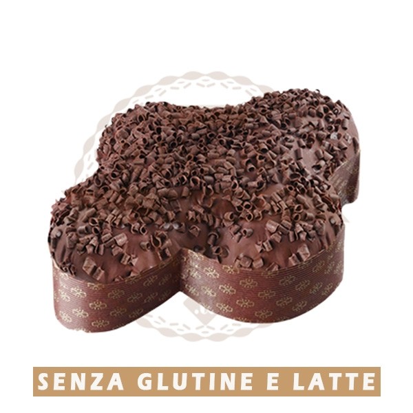 Colomba Artigianale con Gocce di Cioccolato senza Glutine e Latte120gr