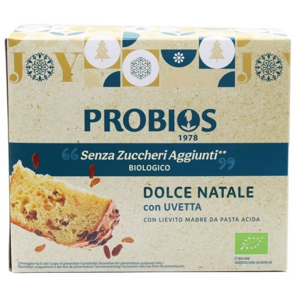 Dolce Natale senza Zuccheri aggiunti con Eritritolo 500g Probios