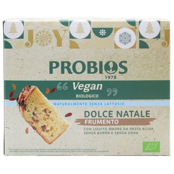 Dolce Natale Vegan di Frumento senza latte e uova 500g Probios