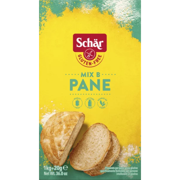 Farina Mix Pane Mix B senza glutine  1020g SCHAR