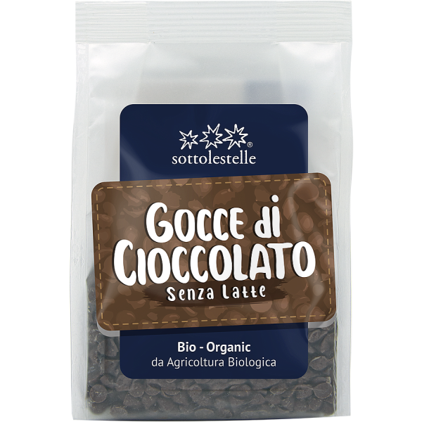 Gocce di Cioccolato Vegane 200g Sottolestelle