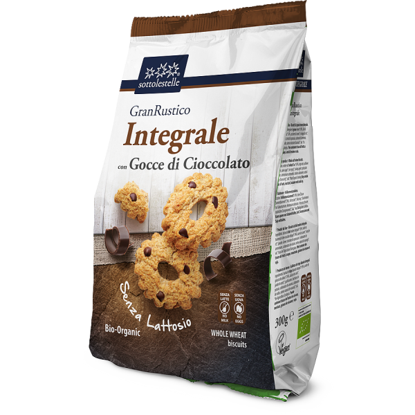 Granrustico Integrale con Gocce di Cioccolato 300g Sottolestelle