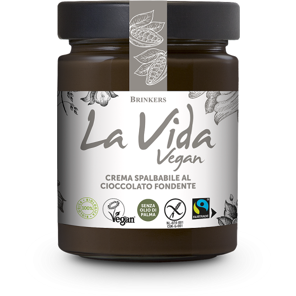 La Vida Vegan Crema Spalmabile al Cioccolato Fondente 270g Brinkers