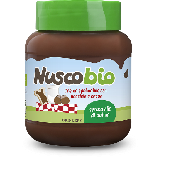 NuscoBio Crema Spalmabile con Nocciola e Cacao 400g Brinkers