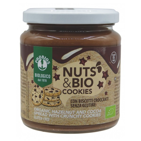 Nuts&Bio Cookies Crema spalmabile Senza Glutine 300g Probios