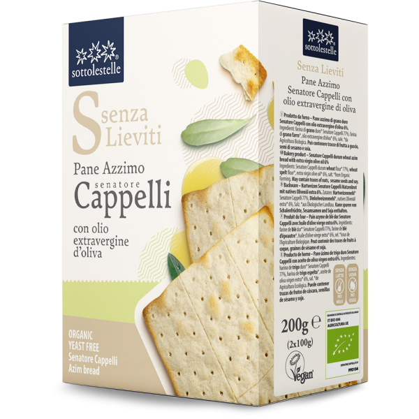 Pane Azzimo Senatore Cappelli 200g Sottolestelle