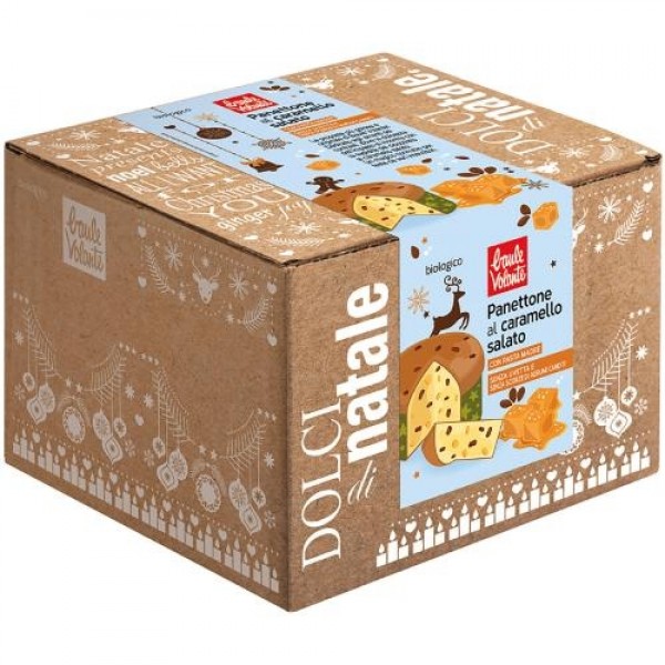 Panettone al Caramello Salato 750g Baule Volante