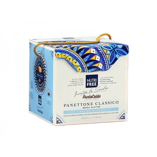 Panettone senza Glutine Classico con Uvetta e Canditi 450g Nutrifree