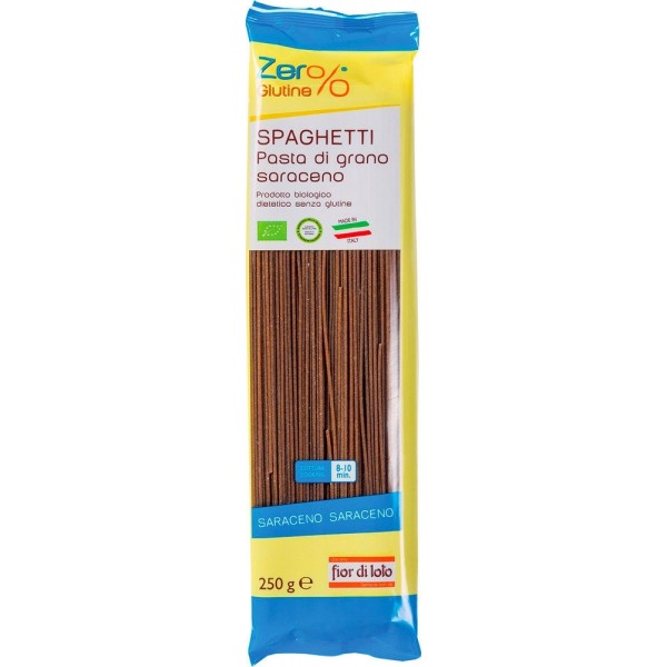Spaghetti di Grano Saraceno Senza Glutine 250g Zer% Glutine