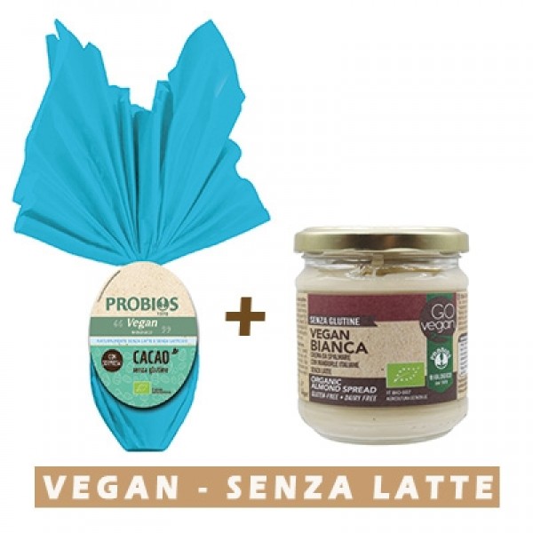Uovo di Pasqua Vegan + Crema spalmabile bianca Vegan