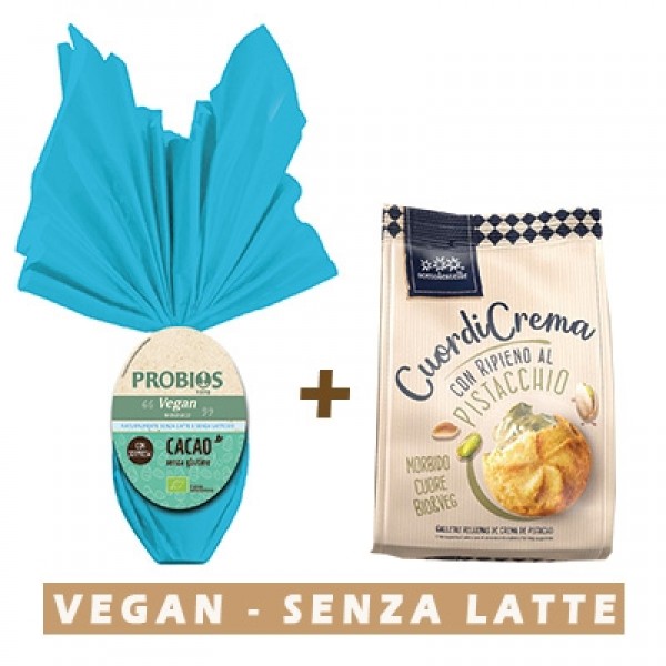 Uovo di Pasqua Vegan + Cuordicrema con Crema al Pistacchio