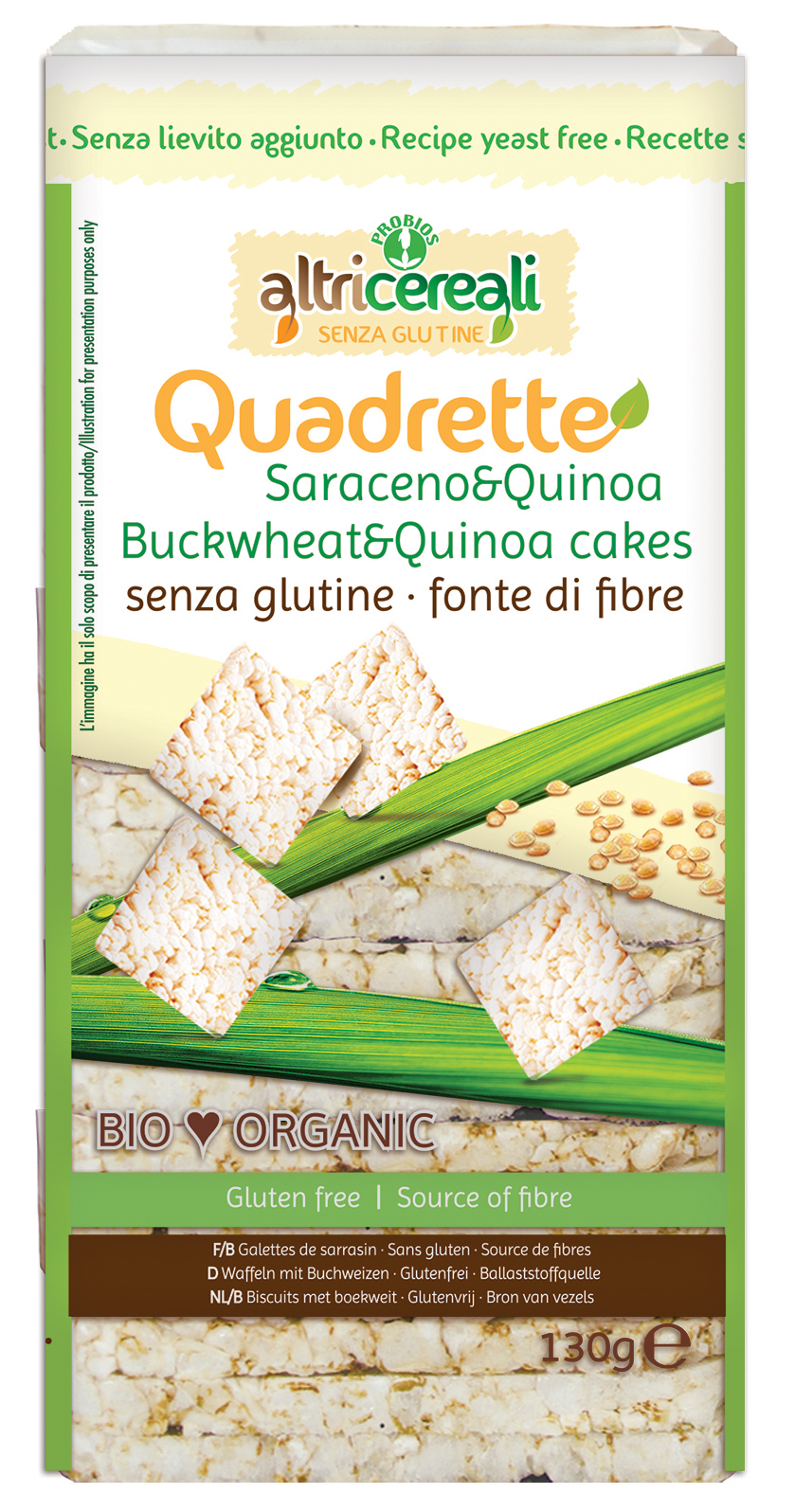 Gallette Saraceno e Quinoa 130g Probios | Bio Food Italia