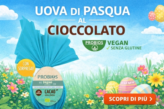 Uova di pasqua senza latte vegan